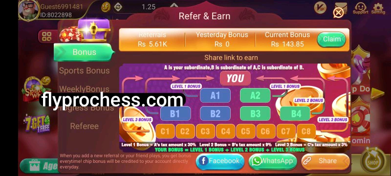 Fly Chess Pro bonus and rewards